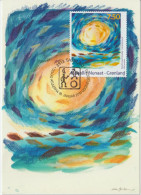 Greenland Maximum Card Mi 552 Sun - Contemporary Art IV - 2010 - Cartes-Maximum (CM)