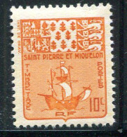 SAINT PIERRE ET MIQUELON- Taxe Y&T N°67- Neuf Sans Charnière ** - Impuestos