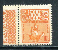 SAINT PIERRE ET MIQUELON- Taxe Y&T N°67- Neuf Sans Charnière ** - Timbres-taxe