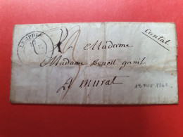 Cachet à Date De Lempdes Sur Lettre Avec Texte Pour Murat En 1842 - Réf 738 - 1801-1848: Precursors XIX