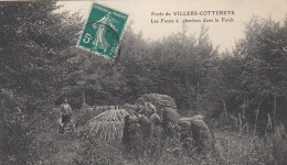 CPA (02)  VILLERS COTTERETS   Les Fours A Charbon Dans La Foret - Villers Cotterets