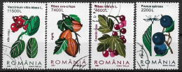 C3840 - Roumanie 2001 - Fruits  Obliteres - Used Stamps