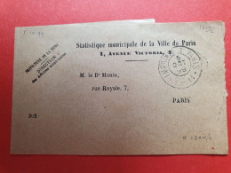 Bande Pour Imprimés De La Préfecture De La Seine Pour Paris En 1899 - Réf 760 - 1877-1920: Periodo Semi Moderno