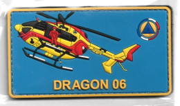 Ecusson PVC SECURITE CIVILE DRAGON 06 NICE - Feuerwehr