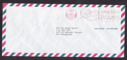 Canada: Cover To Netherlands, 1984, Meter Cancel, ICAO, International Civil Aviation Organization (traces Of Use) - Storia Postale