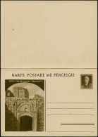 N ALBANIE - Entiers Postaux - Occupation Italienne, Michel P 52/53, 2 Cp Illustrées 10+10q. Brun Et 15+15q. Rouge - Albanien