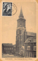 BELGIQUE - MONTEGNEE - Place Ferdinand Nicolay Et L'église - Carte Postale Ancienne - Sonstige & Ohne Zuordnung