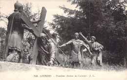 FRANCE - 65 - LOURDES - Troisième Station De Calvaire - Carte Postale Ancienne - Lourdes