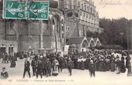 FRANCE - 65 - LOURDES - Procession Du Saint Sacrement - Carte Postale Ancienne - Lourdes