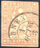 Suisse, N°28 Oblitéré - (F057) - Usados