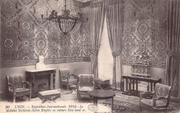 FRANCE - 69 - LYON - Exposition Internationale 1914 - Salon Empire En Velours Bleu Lamé Or - Carte Postale Ancienne - Sonstige & Ohne Zuordnung