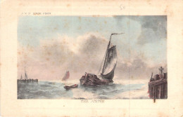 ILLUSTRATION - Mer Agitée - Bateau à Voile - Carte Postale Ancienne - Non Classés