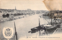 FRANCE - 44 - NANTES - Vue Générale Sur Les Quais De La Rive Droite - Carte Postale Ancienne - Nantes