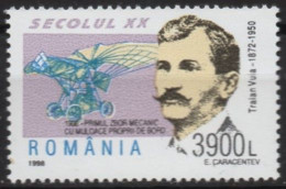 ROMANIA 1998 - 1v - MNH - Traian Vuia - Aviation Pioneer - Avions - Planes - Aviazione  Luftfahrt - Aviación - Flugzeuge - Albert Einstein