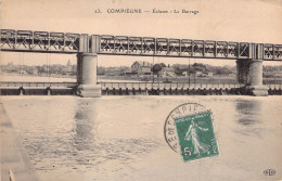 FRANCE - 60 - COMPIEGNE - Ecluses - Le Barrage - Carte Postale Ancienne - Compiegne