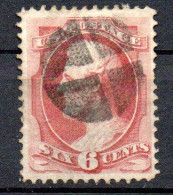 Col33 Etats Unis USA 1870 N° 42 Oblitéré Cote : 30,00€ - Used Stamps