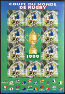 1999 - Y&T Bloc Feuillet N° 26 - 3 F. X 10 Timbres - Coupe Du Monde De Rugby 1999 - Neuf ** - Neufs