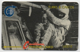 Turks & Caicos - John Glenn Entering Friendship 7 - 2CJGB - Turks- En Caicoseilanden