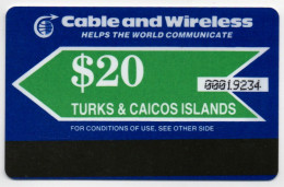 Turks & Caicos - Autelca $20 GREEN - Turks And Caicos Islands