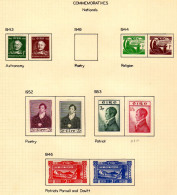 Irlande -(1943-53)  -  Celebrites Nationales - Neufs* - - Unused Stamps