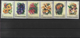 1986 BURUNDI 916-21** Fleurs, Série Complète, Côte 40.00 - Unused Stamps