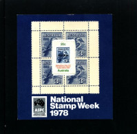 AUSTRALIA - 1978  NATIONAL STAMP WEEK  BOOKLET  MINT NH - Booklets