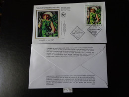 FRANCE 2023 2,32 TAMARA DE LEMPICKA 1898 -1980 , OBLITÉRATION PREMIER JOUR  12 05 2023  ENVELOPPE FDC SOIE PEINTRE - 2020-…