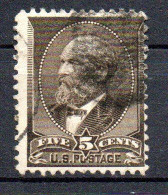 Col33 Etats Unis USA 1882 N° 62 Oblitéré Cote : 10,00€ - Used Stamps