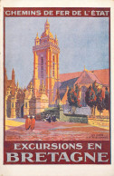 FRANCE - Régions - Excursions En Bretagne - Chemins De Fer De L'état - Carte Postale Ancienne - Bretagne