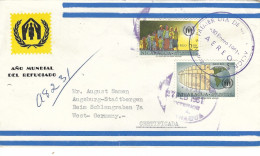 Nicaragua 1961 Managua World Refugee Year Registered FDC Cover - Flüchtlinge