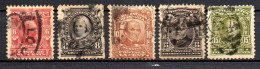 Col33 Etats Unis USA 1902 N° 149 à 153 Oblitéré Cote : 22,75€ - Used Stamps