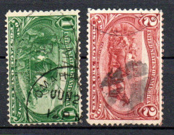 Col33 Etats Unis USA 1898 N° 129 & 130 Oblitéré Cote : 7,50€ - Used Stamps
