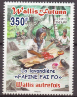 Wallis Et Futuna 2023 - Wallis Autrefois, La Lavandière - 1 Val Neuf // Mnh - Neufs