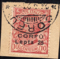 Occupazione Italiana Di Corfù (1923) - 10 Centesimi Sass. 9 Ø - Korfu
