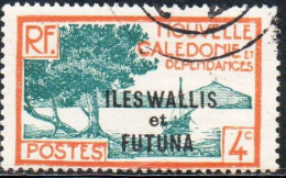 WALLIS AND FUTUNA ISLANDS 1930 1940 BAY OF PALETUVIERS POINT OVERPRINTED 4c USED USATO OBLITERE' - Oblitérés