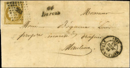 PC 253 / N° 1 (def) Càd T 15 MAULEON-SOULE (64) Cursive 64 / Barcus (- RR.) Sur Lettre Adressée Localement. 1853. - TB.  - 1849-1850 Ceres