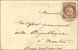 Càd VERSAILLES / ASSEMBLEE NATle / N° 54 Sur Enveloppe Carte De Visite Ouverte Adressée à Nantes. 1875. - TB / SUP. - R. - 1871-1875 Ceres