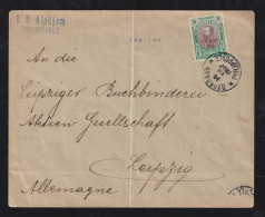 Bulgaria 1907 Printed Matter PHILIPPOPLE X LEIPZIG Germany - Brieven En Documenten