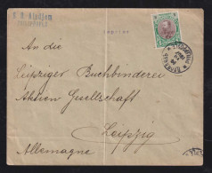 Bulgaria 1907 Printed Matter PHILIPPOPLE X LEIPZIG Germany - Storia Postale