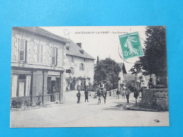 87) Châteauneuf-la-Foret - N° - Vue Central - Année: 1910 - EDIT: Hirondelle - Chateauneuf La Foret