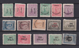 Bulgaria Thrace Overprint 16 Stamps * + Used - Collections, Lots & Series