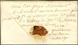 Lettre Avec Texte Daté De Lille 1729. Au Verso, Rare Mention '' 19 Patars Pour Le Port De Lettres ''. - TB. - R. - ....-1700: Precursores