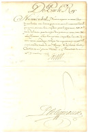 Document Daté De Versailles Le 20 Décembre 1703 Signé Louis Et Phelypeaux. - TB. - R. - ....-1700: Precursores