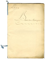 Important Document Sur Les Baux Des Messageries. - TB. - R. - ....-1700: Precursores
