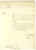 Lettre Datée De Paris Le 2 Juin 1812, Signée Du Directeur Général Des Postes. - TB. - ....-1700: Precursores