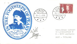 GREENLAND - COVER "IN THE FOOTSTEPS OF PEARY" 1986 / ZB157 - Cartas & Documentos