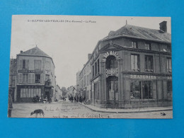 87) St-Sulpice-les-feuilles - N° - La Place (au Bon Marché Et Hôtel Longuoile) - Année: 1908  - EDIT: Hirondelle - Saint Sulpice Les Feuilles