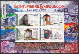 St Pierre Et Miquelon 2023 - Architecture, Les Tambours - BF Neuf // Mnh - Unused Stamps