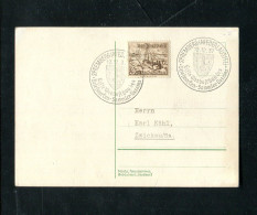 "DEUTSCHES REICH" 1937, SSt. "SPREMBERG (NIEDERLAUSITZ), Werbeschau ....." Auf Karte (13379) - Machine Stamps (ATM)