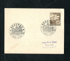 "DEUTSCHES REICH" 1939, SSt. "BRAUNAU, Geburtstag Des Fuehrers" Auf Karte (13380) - Machine Stamps (ATM)